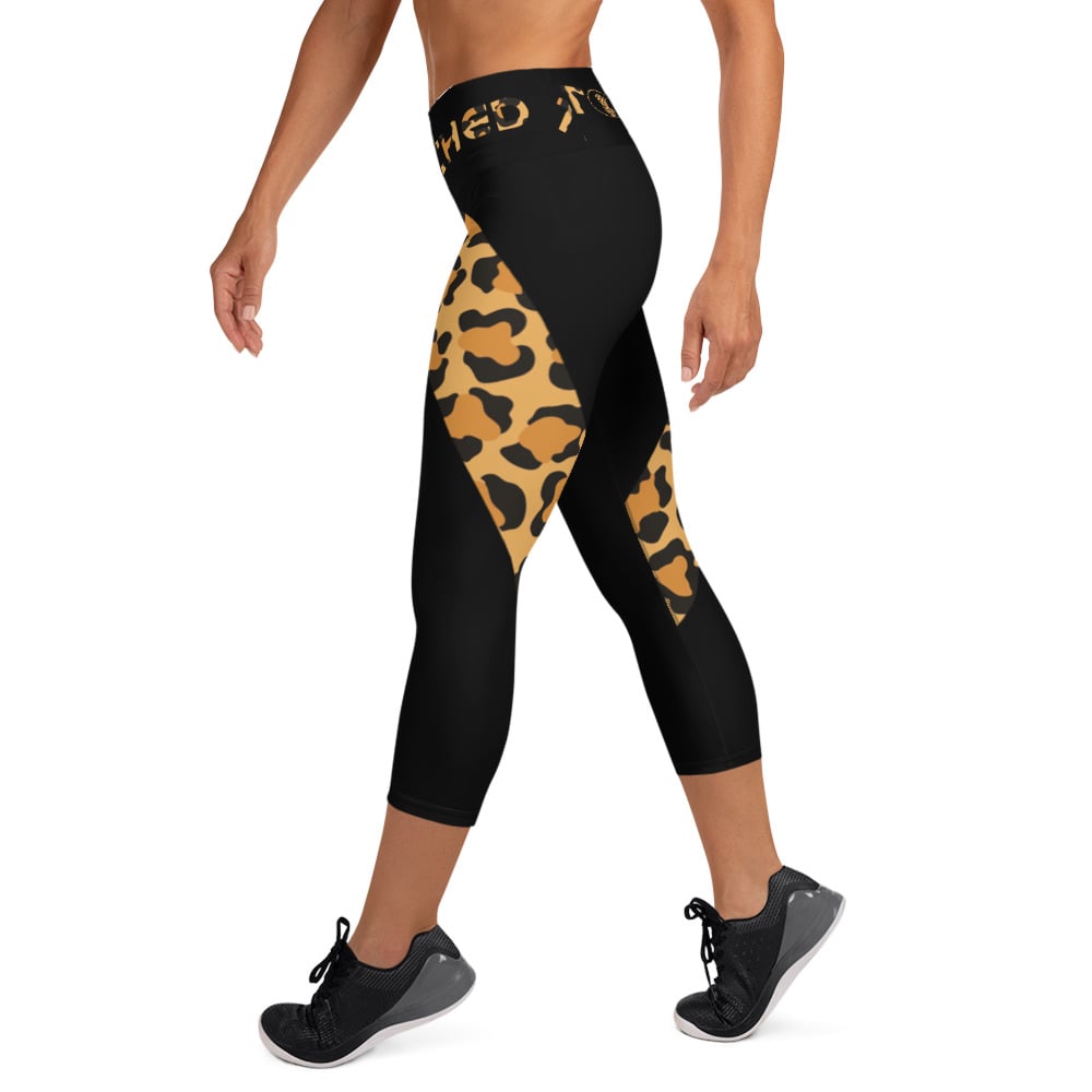 Nike Training One Dri-FIT high rise leopard print leggings in khaki | ASOS