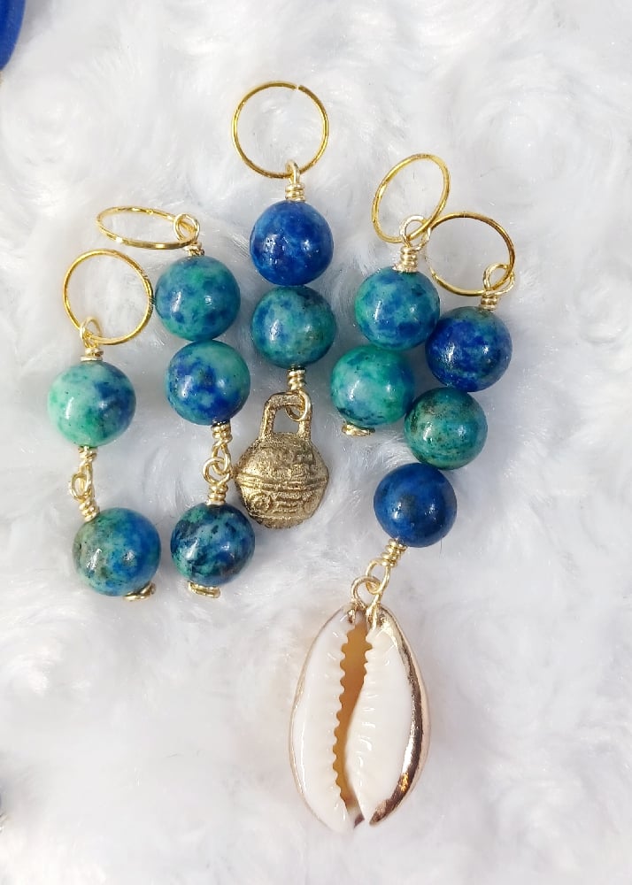 Image of Crystal loc jewelry 