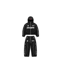 Nylon Track Suit (Black & White 