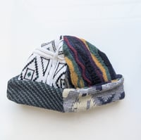 Image 1 of Upcycled Reversible Beanie Cotton Blend 16