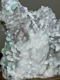 Image 22 of Druzy Quartz Crystal With Green Fluorite #452 