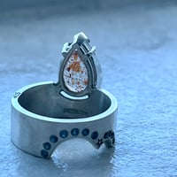 Image 2 of moon and sun stone ring