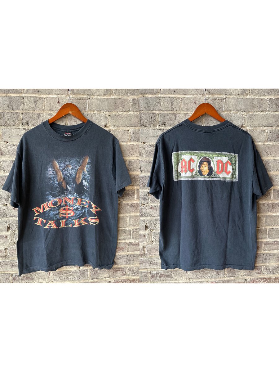 Image of 1991 Vintage “AC/DC - MONEY $ TALKS” Single-Stitched Tee, SIZE: XL