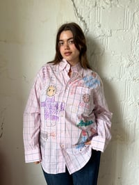 Image 2 of SHIRT « LA CHEMISE DE PAPA DU LUNDI » SOFT PINK 🌸🧁