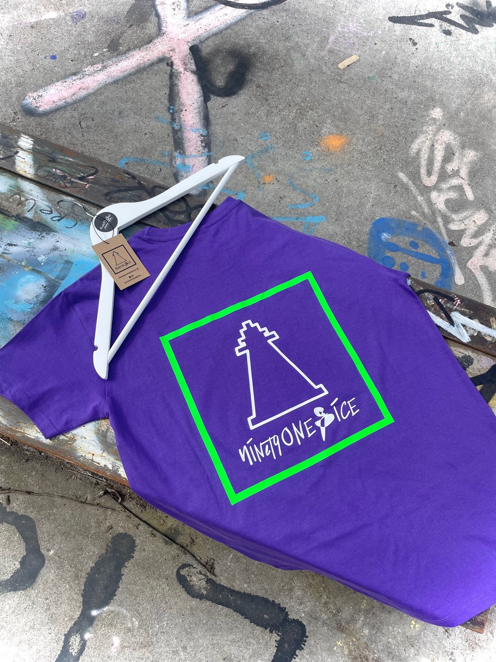 Image of Purple Script Tee