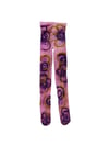 purple gold flower tights ✿