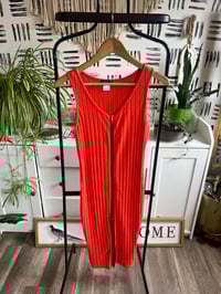 Image 1 of zipper bodycon dress 
