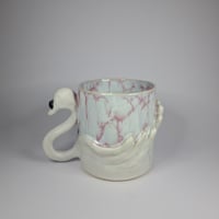 Image 3 of Swan mug (aqua)