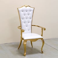 Image 2 of Gold Throne chair For Rent only 