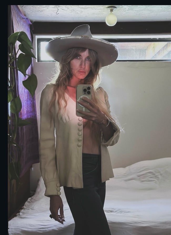 late 1960s North Beach Leather bone leather jacket