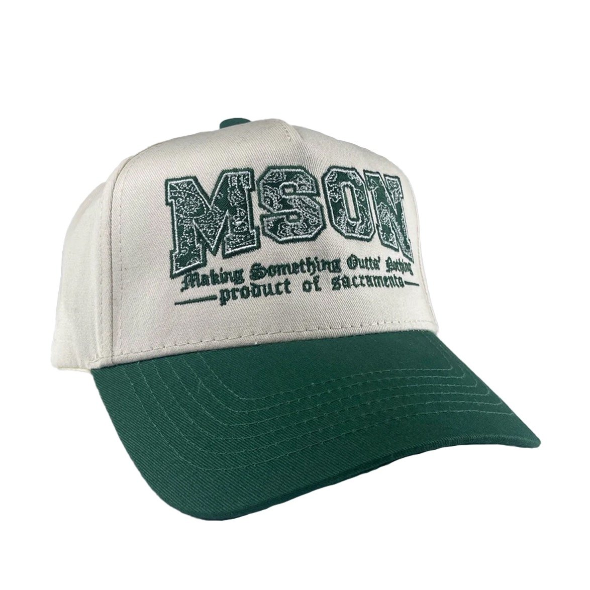 Image of Bandana Logo Forest Green/Natural