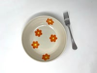 Image 1 of Orange flower Medium bowl