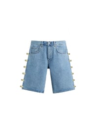 Image 1 of SHELL DROPS SHORT (CONCRETE WASH DENIM)