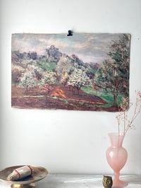 Image 5 of Tableau ancien recto-verso gouache