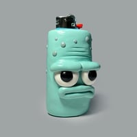 Image 3 of Spooky Squidward 1 Of 1 Clay Lighter Case