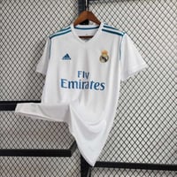 Image 6 of Real Madrid Retro 17/18 Home Jersey