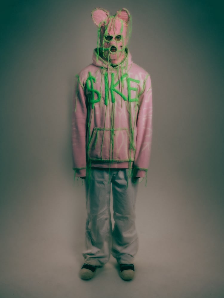 Image of THE END IS NEAR X SIKE SCUM HOODIE & FACEMASK 