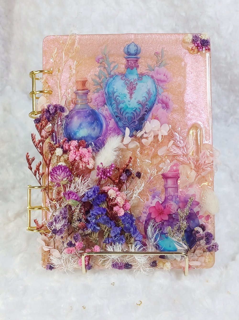 Image of Floral Potion Bottle Notebook