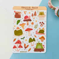 Image 1 of Magical Mush Sticker Sheet