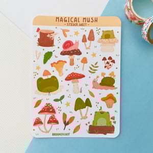 Image of Magical Mush Sticker Sheet