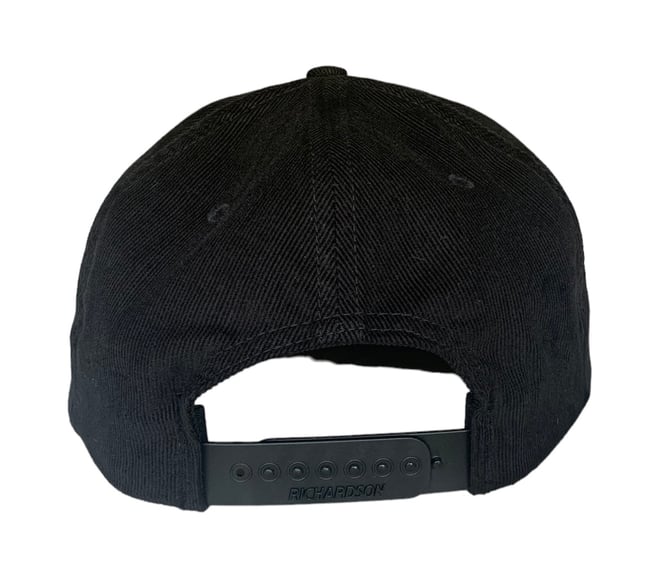 The Palms Logo Black Corduroy Hat 