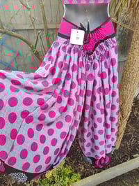 Image 5 of Milan Hareems/ Bloomer/ Balloon  trousers with matching head scarf - spotty upto size 14