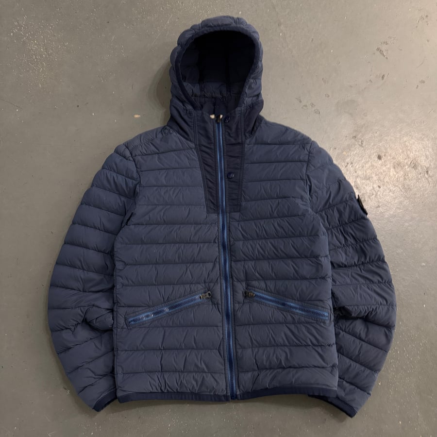 Image of SS 2019 Stone Island Loom Woven Nylon-TC Down Puffer, Size Small