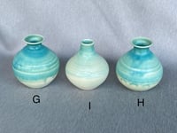 Image 3 of Small Bud  Vase G, I and H