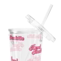 Image 1 of Bead Baddie Clear plastic tumbler