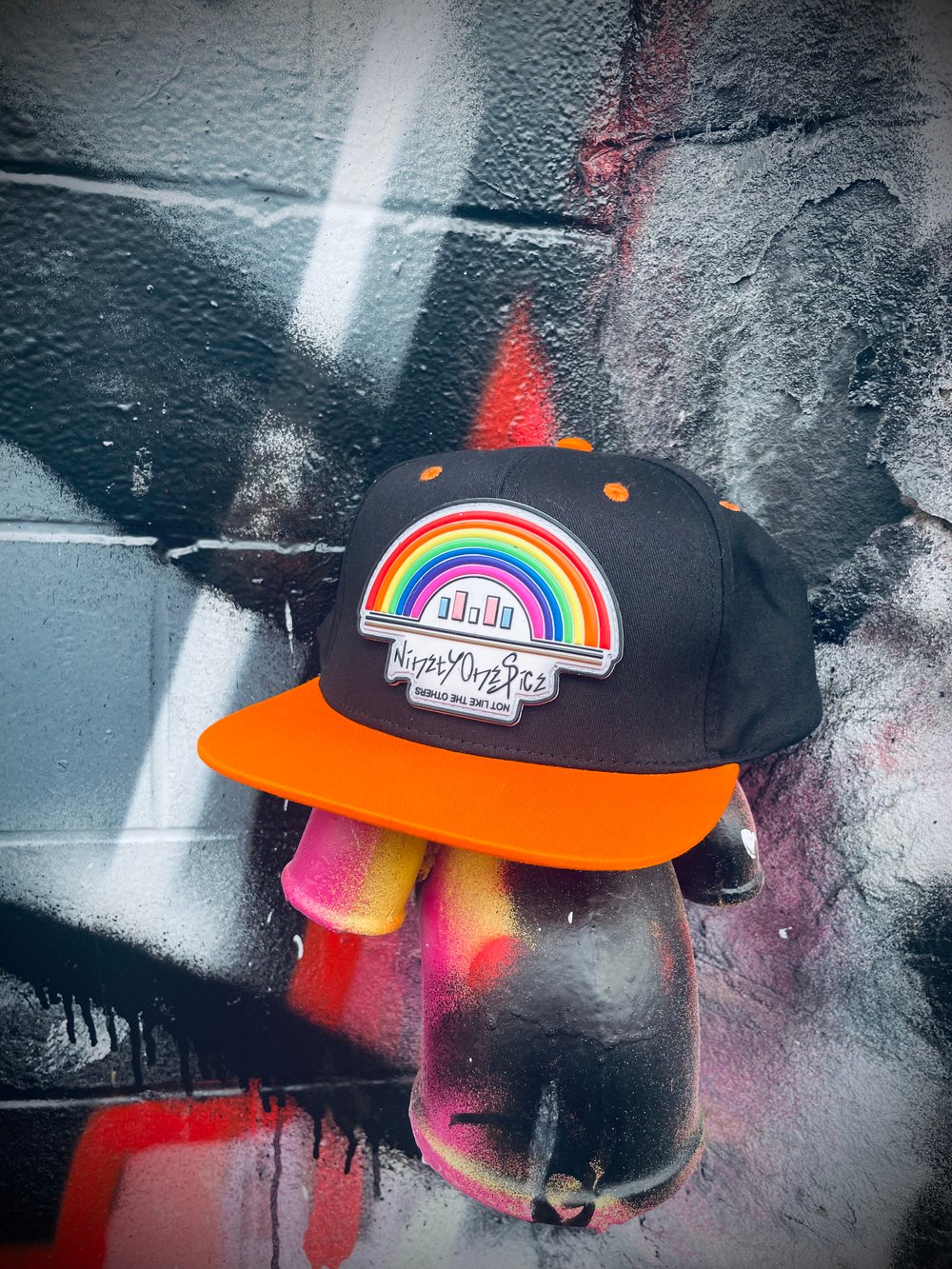 Image of Rainbow Patch Snapback Cap