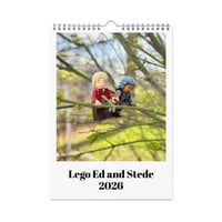 Image 3 of Lego Ed and Stede wall calendar (2026) (Monday start)