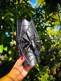 Image 3 of Morticia Spiderweb Flower Vase 