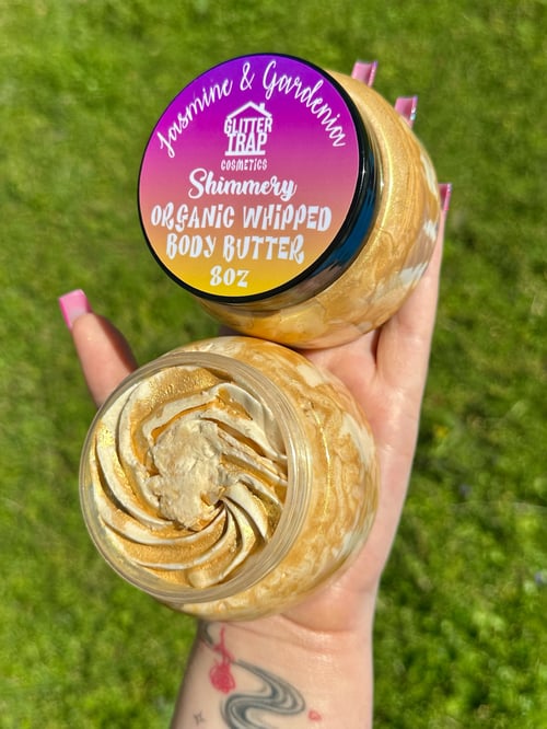 Image of Jasmine & Gardenia💮🤍 Shimmery✨Organic Whipped Body Butter🧈