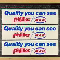 Image 3 of PHILLIES ‘Quality you can see!’ Bumper Sticker