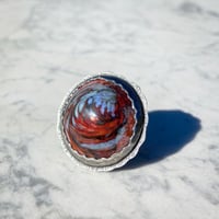 Image 1 of enamel rattler ring 