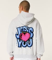 Image 1 of JESUS LOVES YOU HOODIE 