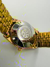 Image 12 of Rado Purple Horse Day Date Gold Dial Gold Plated Automatic Men’s Watch