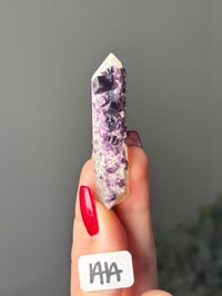 Image 1 of PURPLE CUBIC FLUORITE ON QUARTZ -INNER MONGOLIA- AA