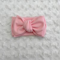 Baby Pink Topknot Bow