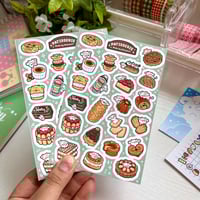 Image 1 of World's Food Tour | Pâtisserie - French Pastry | Matte Sticker Sheet
