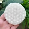 Flower of Life Selenite Plate