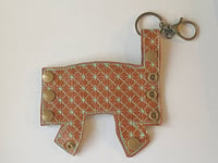 Image 2 of Embroidered Leather Inhaler Cover