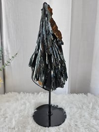 Image 4 of 4lb XL Vivianite Rare Crystal Specimen with Custom Stand