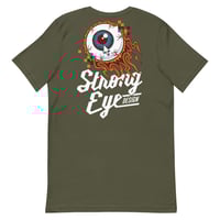 Image 1 of Flaming Eye Tee - Military Green