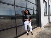 Image 1 of Monè Shorts (white/black)