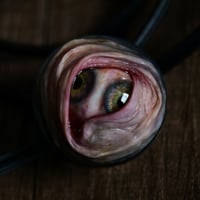 Image 5 of Custom Swappable Phone Grip for smartphones, glow in the dark double iris, reflective pupil