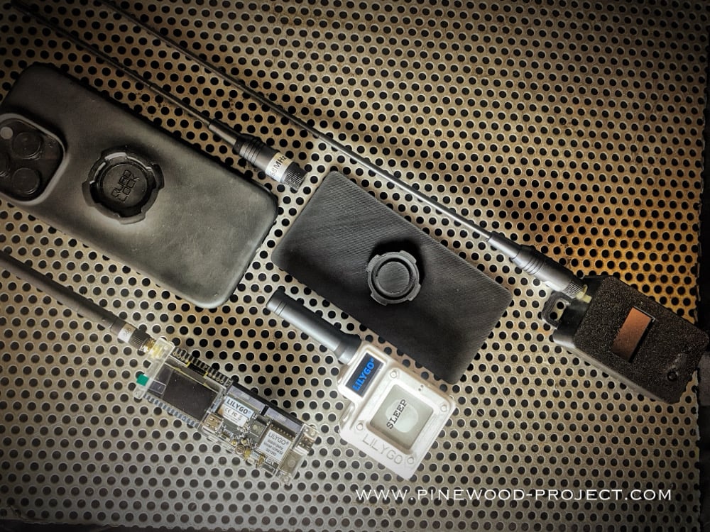 Image of Mesh Back - backpack attachment for smartphone meshtastic powerbank