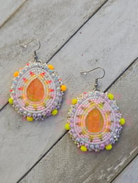Image 2 of Neon Sunburst earrings 
