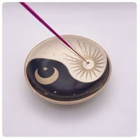 Image 3 of Yin & Yang Ceramic Incense Holder