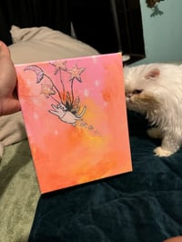 Image 1 of Pre order cat painting 